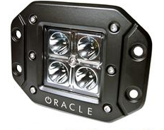 Square Flush Mount LED Driving Light 12 Watt by Oracle (Each)