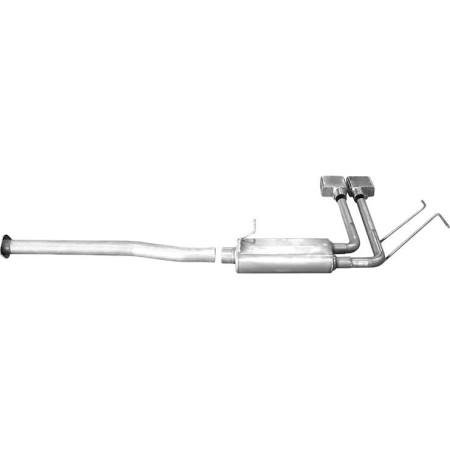 2007-2009 Chevy Silverado GMC Sierra 4.8 + 5.3 V8 1500 5'8" Bed Crew Cab + 6 1/2' Bed Extended Cab Gibson Super Truck Cat-Back Exhaust (Aluminized)
