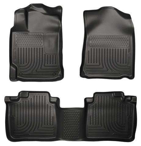 2013 Lexus ES300h, Lexus ES350 Husky WeatherBeater FRONT + BACK SEAT Floor Liners