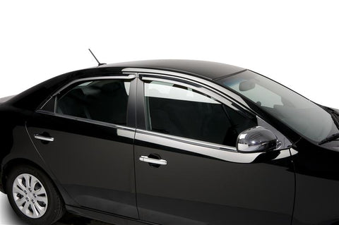 2010-2013 Kia Forte (Set of 4) Putco Element Tinted Window Visors
