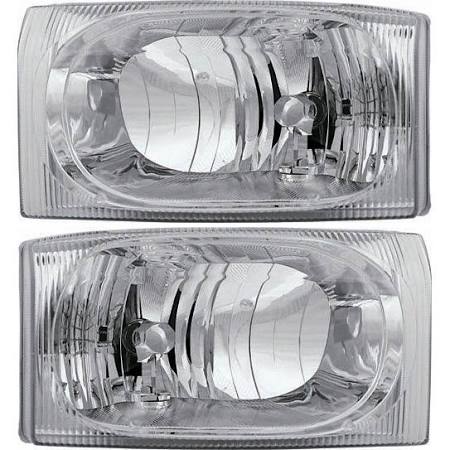 2000-2001 Ford Excursion + 1999-2001 Ford F250/F350 Super Duty Diamond Cut Headlights (Pair) by IPCW