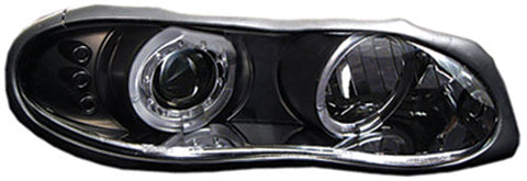 IPCW Black Halo Projector Headlights 1998-2002 Chevy Camaro