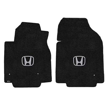 2009-2015 Honda Pilot "Honda Logo" Ultimat FRONT Seat Floor Mats (Ebony) by Lloyd Mats