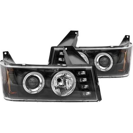 2004-2012 Chevy Colorado, GMC Canyon Black LED Tail Lights (Pair)  by IPCW