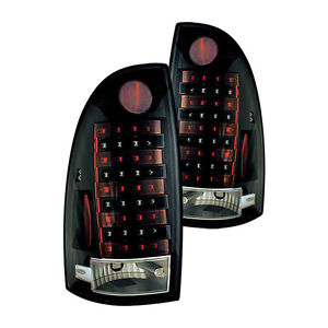 2005-2012 Toyota Tacoma IPCW Black LED Tail Lights