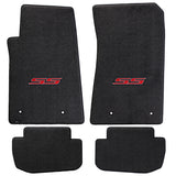 2010-2015 Chevy Camaro "SS Logo" Ultimat FRONT and Rear Floor Mats (Ebony) by Lloyd Mats