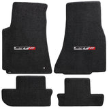 2008-2010 Dodge Challenger "SRT8 Logo" Ultimat Front and Back Seat Floor Mats (Ebony) by Lloyd Mats
