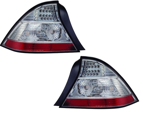 2004-2005 Honda Civic IPCW Clear LED Tail Lights