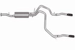 2007-2009 Chevy Tahoe, GMC Yukon 5.3 V8 Gibson 2 1/4" DUAL Performance Cat-Back Exhaust (Stainless)