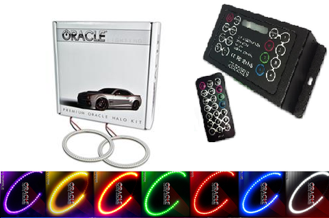 2010-2013 Chevy Camaro RS Color Changing LED Headlight Halo Kit w/ 2.0 Remote by Oracle Lighting