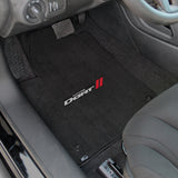 2013-2015 Dodge Dart "Dart Logo" Velourtex FRONT Seat Floor Mats (Ebony) by Lloyd Mats