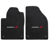 2013-2015 Dodge Dart "Dart Logo" Ultimat FRONT Seat Floor Mats (Ebony) by Lloyd Mats