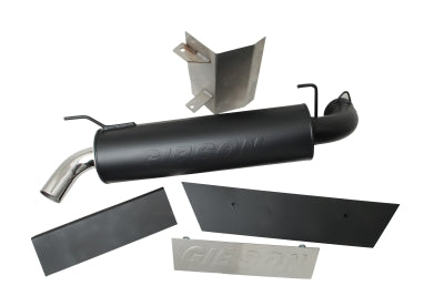 2011-2014 Polaris Ranger RZR XP900 + XP4 900 Exhaust by Gibson Performance (Black)