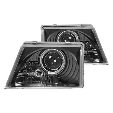 IPCW Black Projector Headlights 1998-2000 Ford Ranger