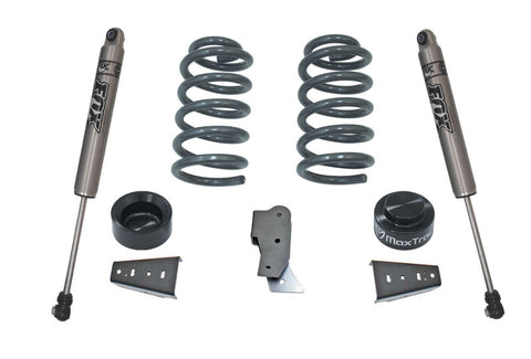 MaxTrac 3" COILS, 1.5" SPACERS, TRACK/SWAY BAR BRKTS, FOX SHOCKS