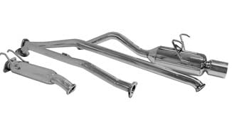 DC Sports Cat-Back Exhaust 2001-2004 Honda Civic LX Coupe