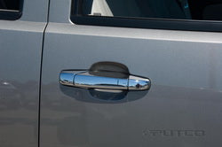 Putco Chrome Door Handle Covers 2009-2013 Dodge Ram 1500 2500 3500 2 Door - (w/out Pass Keyhole)