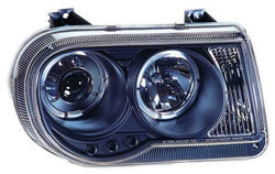 IPCW Black Projector Headlights for 2004-2006 Chrysler 300C