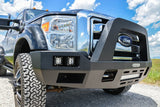 2008-2016 Ford F-250 F-250 F-450 SuperDuty (Dually Only) Full Front Bumper w/ Light Pockets Aluminum by Rock Slide Engineering