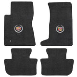 2011-2015 Cadillac CTS AWD Coupe "Cadillac Logo" Ultimats Front and Back Seat Floor Mats (Ebony) by Lloyd Mats