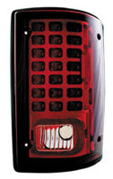 1995-2006 Ford Econoline + 2000-2005 Ford Excursion IPCW Red LED Tail Lights