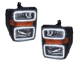 2008-2010 Ford F-250 F-350 Oracle Halo Headlights (Complete Assemblies)