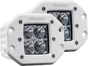Rigid Industries Marine D-Series PRO Flush Mount LED Flood Light (Pair)