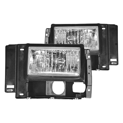 IPCW Diamond Cut Headlights 1989-1992 Ford Ranger + 1991-1994 Ford Explorer