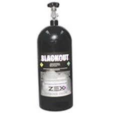 Zex 10lb Nitrous Bottle with Valve "Blackout"