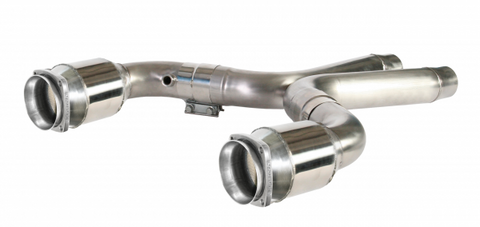 2011-2014 Ford Mustang Supercharged GT 5.0 /GT500 3" Stainless Catted Intermediate Pipes by Dynatech