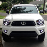 2005-2012 Toyota Tacoma Oracle Halo Headlights (Complete Assemblies) BLACK