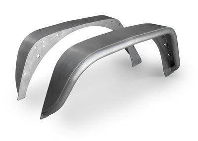 2007-2016 Jeep Wrangler Rear Steel Crusher Flares (Standard Width) by Poison Spyder Customs