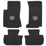2008-2013 Cadillac CTS AWD Sedan + Wagon "Cadillac Logo" Ultimats Front and Back Seat Floor Mats (Ebony) by Lloyd Mats