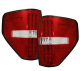 2009-2014 Ford F150 Styleside Red  Recon LED Tail Lights
