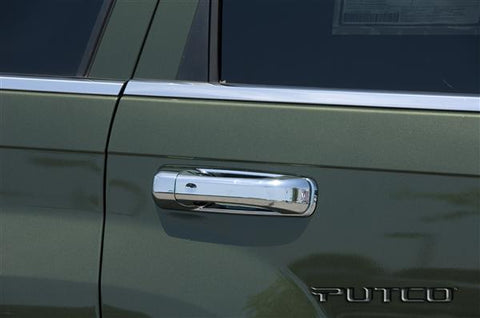 Putco Chrome Door Handle Covers 2009-2010 Dodge Ram (Quad Cab) 1500 2500 3500 and 2005-2010 Jeep Grand Cherokee(w/out Pass. Keyhole)