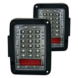 2007-2015 Jeep Wrangler IPCW LED Tail Lights Red