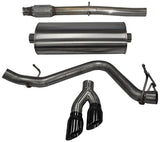 2014-2018 Chevrolet Silverado GMC Sierra (1500 5.3 V8) Crew Cab/Short Bed Double Cab/Standard Bed 143.5" Wheelbase Corsa Sport Cat-Back Exhaust BLACK