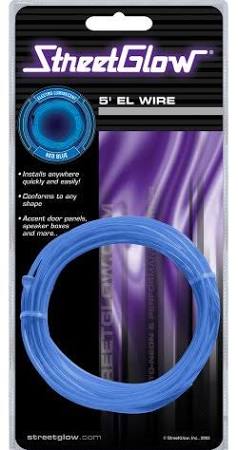 StreetGlow Neon String : 5' EL Glow String / Wire Kit (Blue)