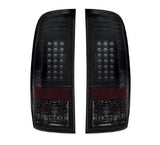2008-2016 Ford F-250 Superduty F-350 F-450 Smoked Recon LED Tail Lights