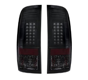 2008-2016 Ford F-250 Superduty F-350 F-450 Smoked Recon LED Tail Lights