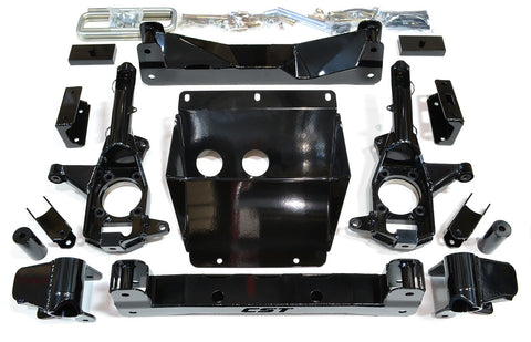 2011-2017 Chevy Silverado GMC Sierra 2500HD 2WD + 4WD Stock Torsion Location Lift Kit by CST 3-6" Front 1" Rear Lift