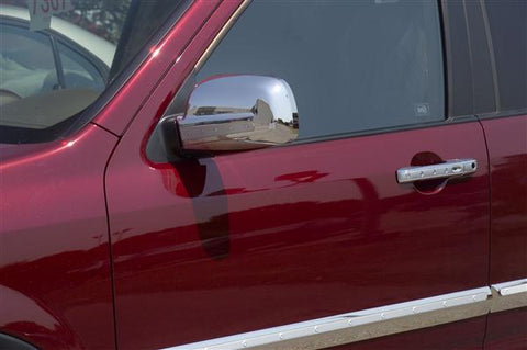 2008-2010 Toyota Land Cruiser (Models w/o turn signal in mirror) Chrome Mirror Covers by Putco