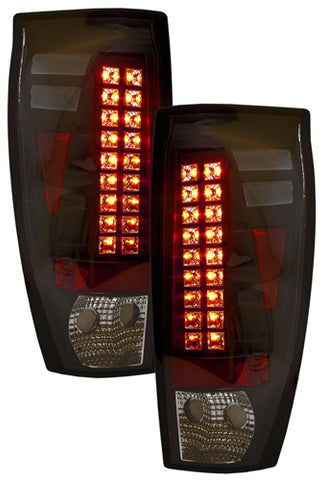 2002-2006 Chevy Avalanche Black IPCW LED Tail Lights