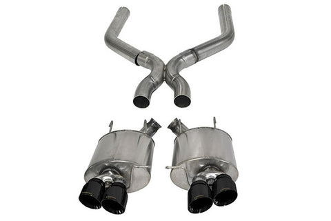 2013-2014 Ford Mustang Shelby GT500 5.8 V8 Corsa Sport Axle-Back + XO Exhaust BLACK