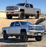 2014-2018 Chevy Silverado 1500 4WD w/ Steel OEM Suspension Complete Lift Kit by CST 8" Lift