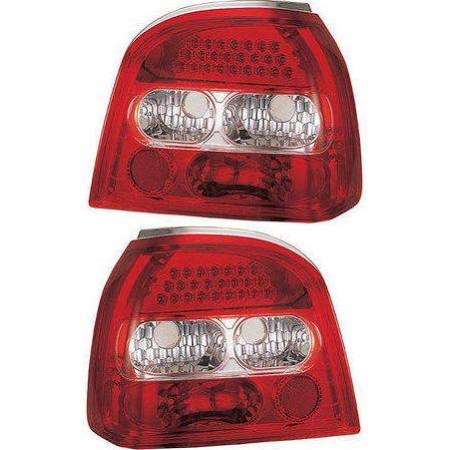 1999-2005 VW Golf Red LED Tail Lights (Pair) by IPCW