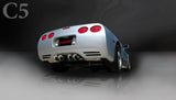 1997-2004 Chevrolet Corvette C5 and Z06 5.7 V8 Corsa Sport Axle-Back Exhaust