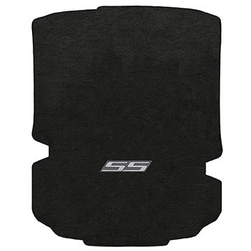 2016-2017 Chevy Camaro Coupe "Silver SS Logo" Velourtex TRUNK Mat (Ebony) by Lloyd Mats