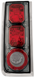 2003-2008 Hummer H2 IPCW LED Tail Lights Smoke