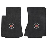 2008-2013 Cadillac CTS 2WD Sedan + Wagon "Cadillac Logo" Ultimats FRONT Seat Floor Mats (Ebony) by Lloyd Mats